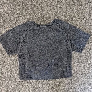 Gray Short workout top